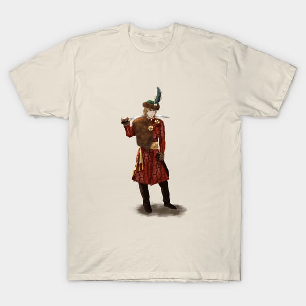 Hussar Hetalia Poland T-Shirt by Silentrebel